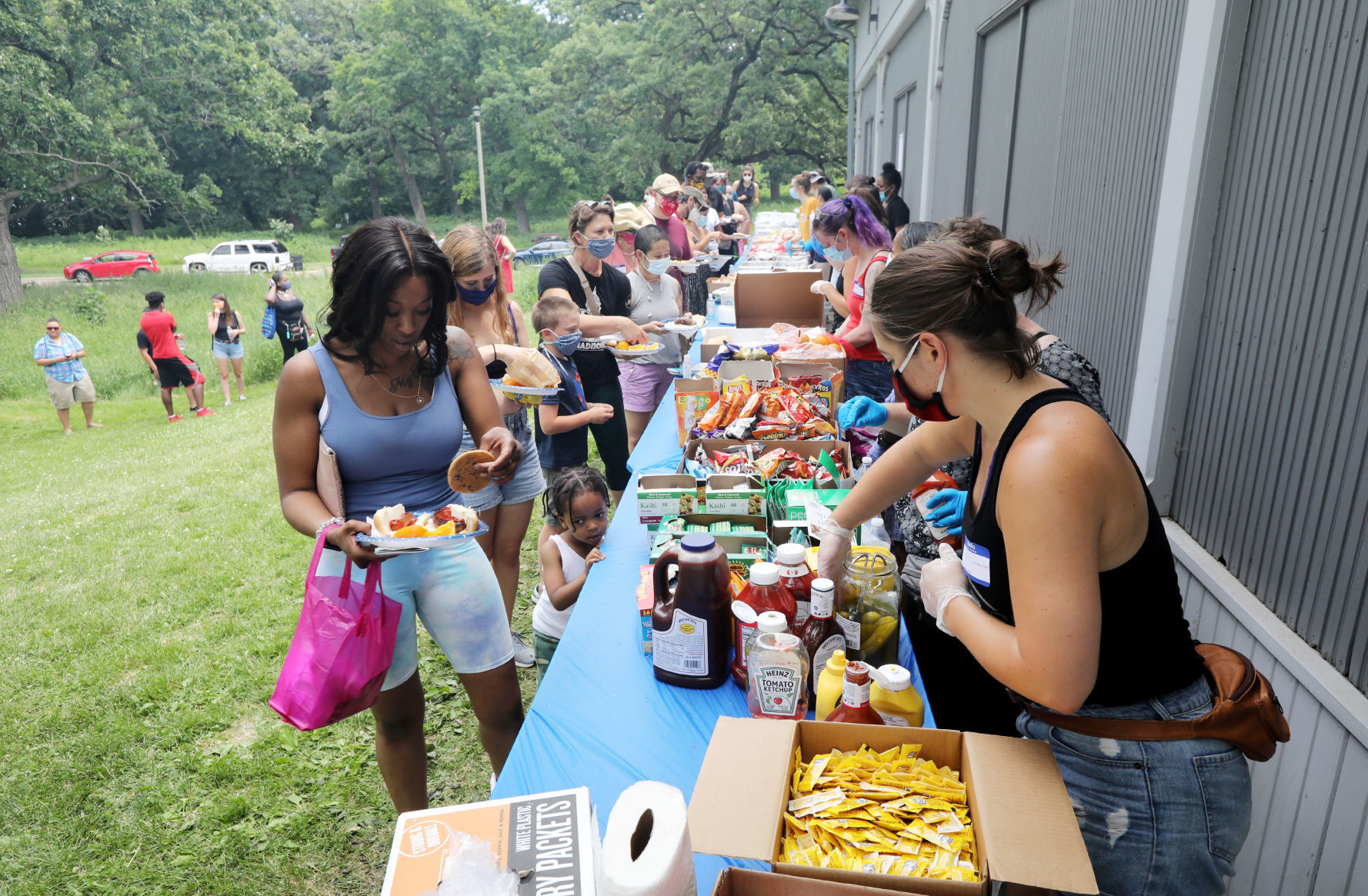 Juneteenth rally at Olin Park